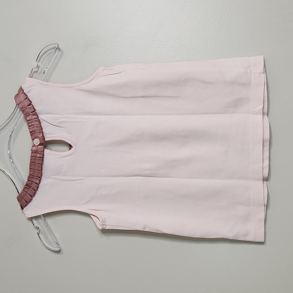 GAP Pink Satin Trim Tank, Size 3 ~ EUC - Picture 2 of 5